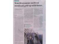 Artikel over SLF deelnemer in Financieel Dagblad